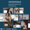 "Entrepreneur WordPress theme with responsive booking layout for small businesses and service providers"