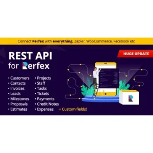REST API Module for Perfex CRM – integrate Perfex CRM with external apps using REST endpoints and automation settings.